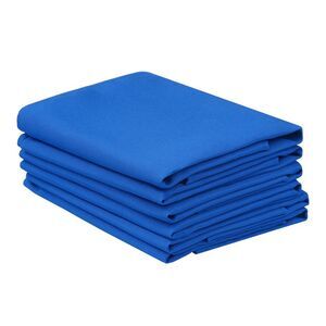 6 Pack Polyester Napkins for Wedding Restaurant Party 18x18 Inch Blue